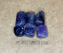 Load image into Gallery viewer, AMETHYST TUMBLED STONE
