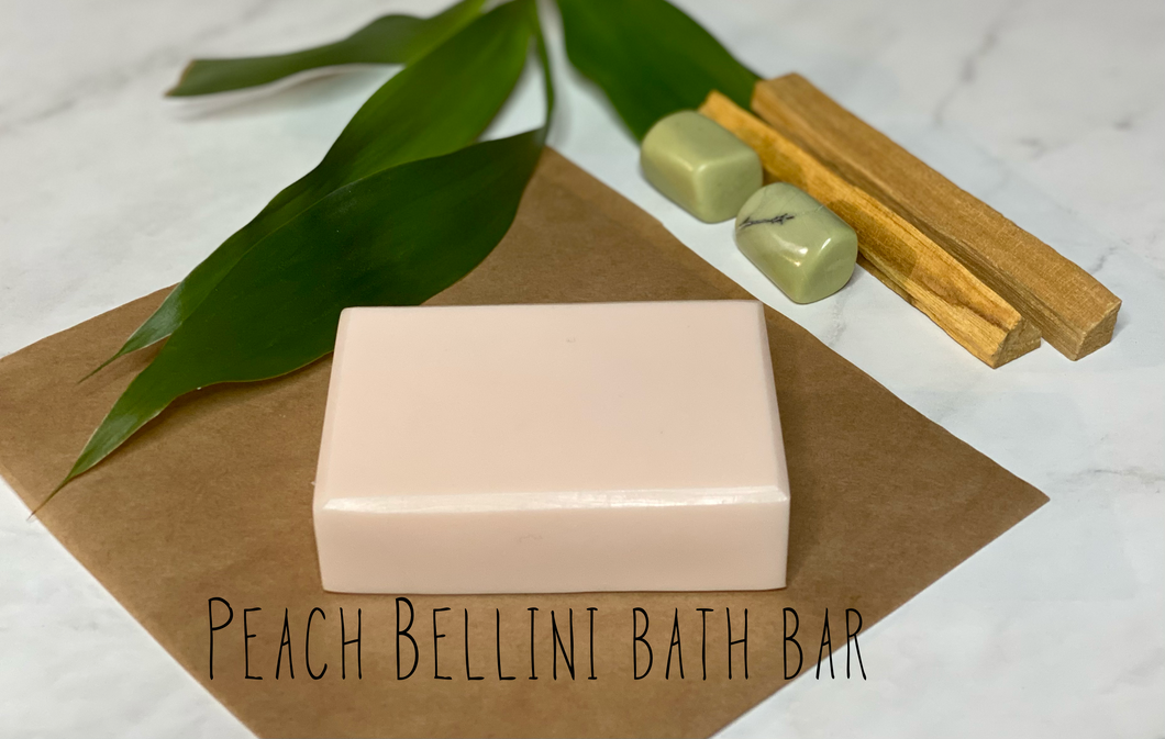 PEACH BELLINI BATH BAR