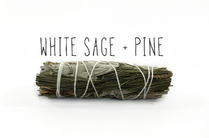 WHITE SAGE + PINE