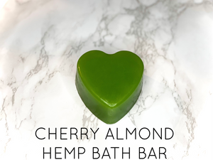 CHERRY ALMOND HEMP BATH BAR