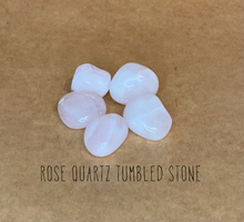 Load image into Gallery viewer, ROSE QUARTZ TUMBLED STONE
